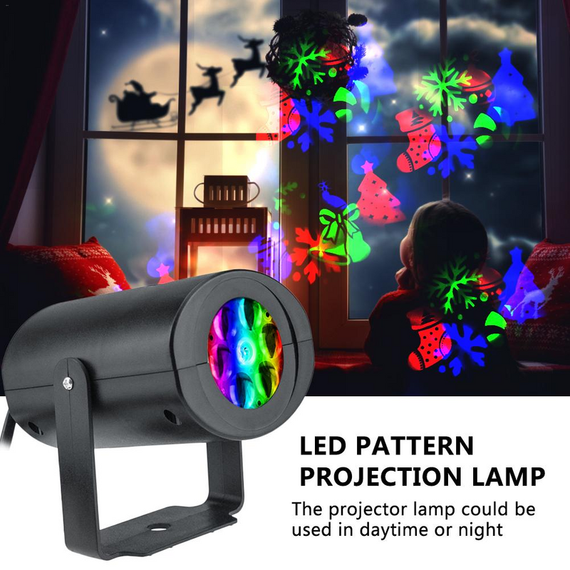 Christmas Pattern LED Laser Projector Colorful Projector