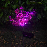 Wasserdichte Solar-Phalaenopsis-Lampe für den Garten, dekorative Lichter im Freien