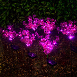 Wasserdichte Solar-Phalaenopsis-Lampe für den Garten, dekorative Lichter im Freien