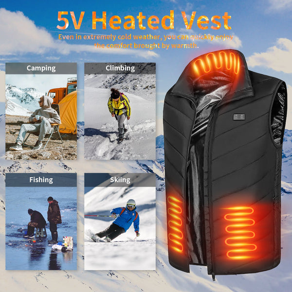 Heated Vest USB Charging Heated Vests for Men Women(not Battery)
