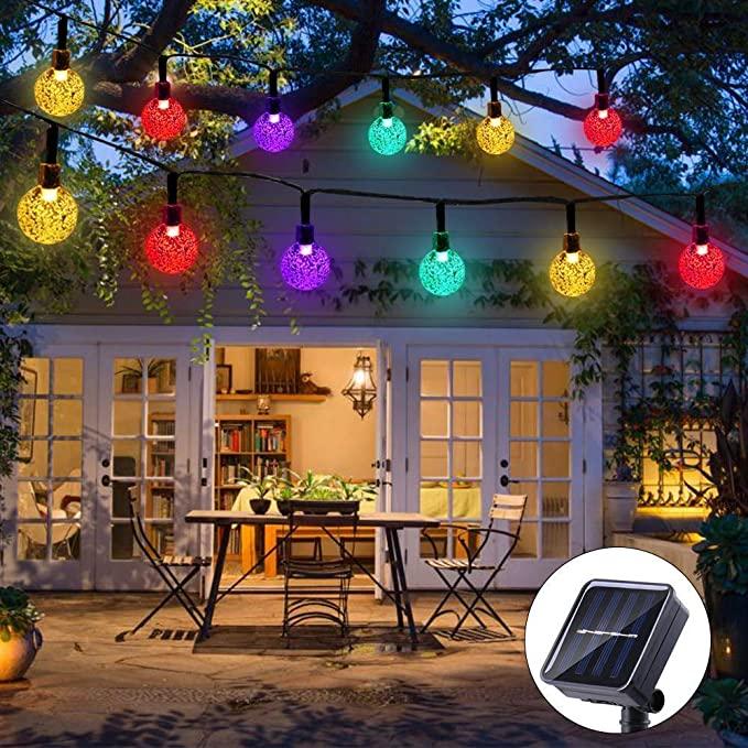 Upgraded Solar Bubble Ball Light String With 8 Different Modes