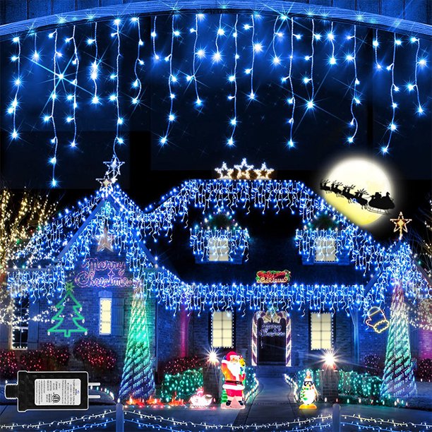 Halloween Christmas Lights Outdoor Decorations 100 LED 33Ft 8 Modes