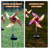 Solar-Windmühlen-Licht 8-Mode-Solar-Windmühlen-Lampe Gartendekoration