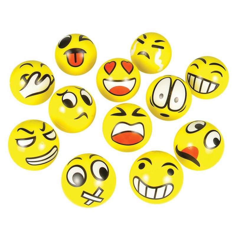 3" Emoji Schaumstoffball