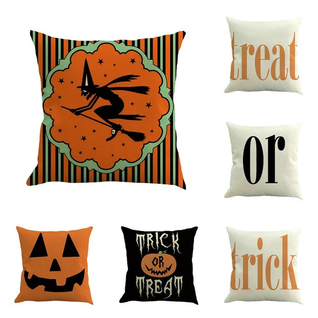 6PC/set Halloween Cushion Cover homeC ar Bed Sofa