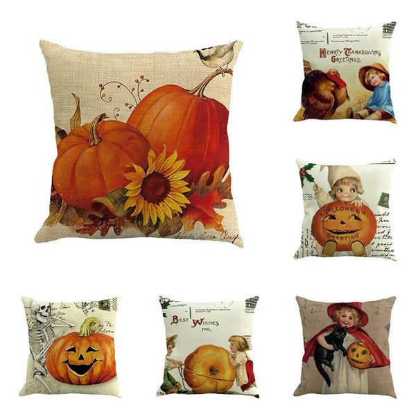 6PC/set Halloween Cushion Cover homeC ar Bed Sofa