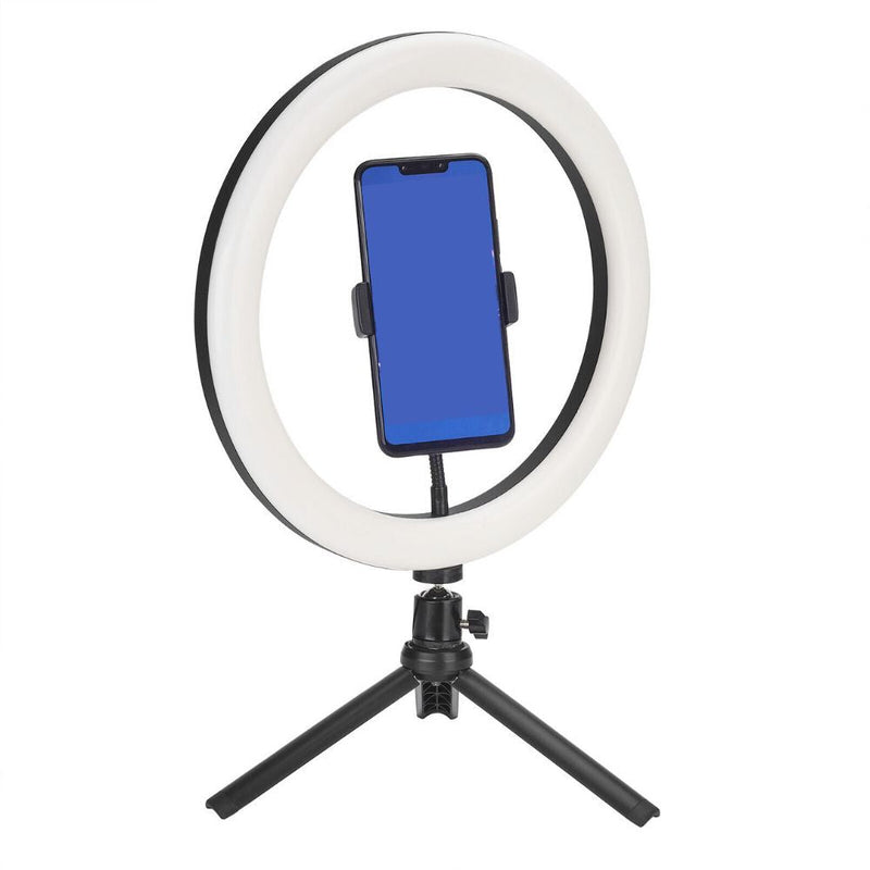 LED Ring Light With Phone Tripod Stand Kit 10"