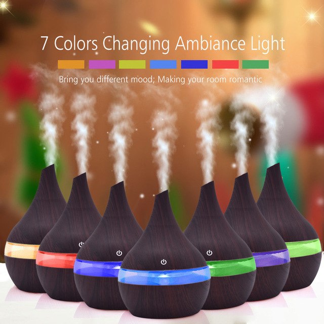 7 farbwechselnde LED-Leuchten Air Aroma Essential