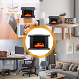 Electric Fireplace Heater LED Flame Effect Stove