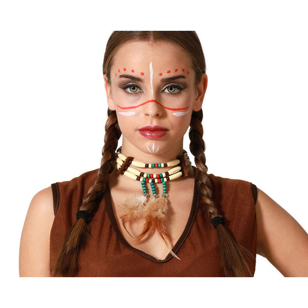 Halskette Costune Accessoire American Indian
