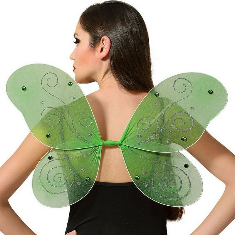 Schmetterlingsflügel Grün 48 X 37 cm