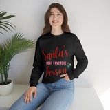 Womens Santa's Favorite Sweatshirt