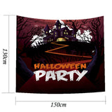 Halloween Tapestry Horror Bloody Ghost Print Wall