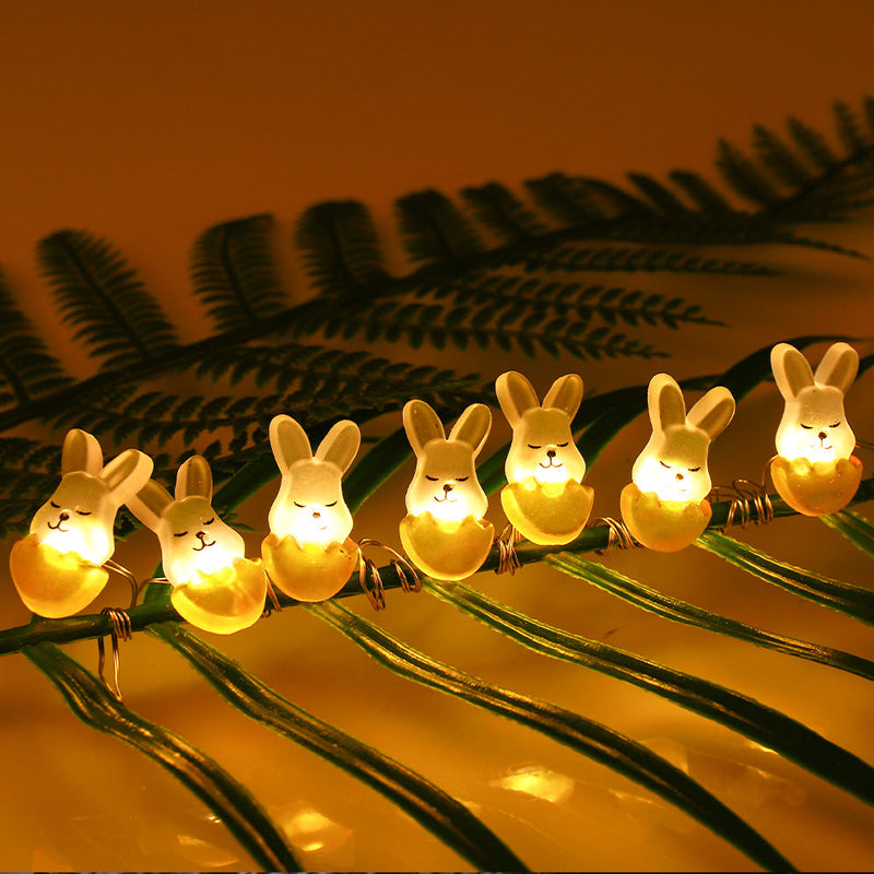 Rabbit with Egg Kids Fairy Lights