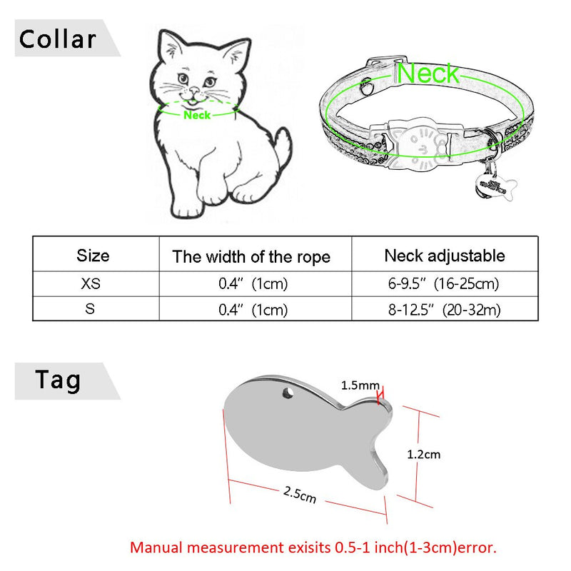 Kitten Cat Name Collar Quick Release Pet Cat