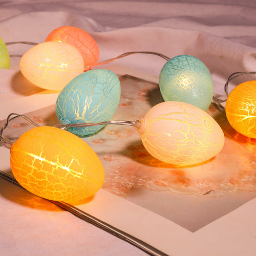 Wholesale Easter Colorful Cracked Eggs Fairy Lights
