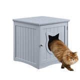 Cat House Side Table, Nightstand Pet House, Litter Box Enclosure