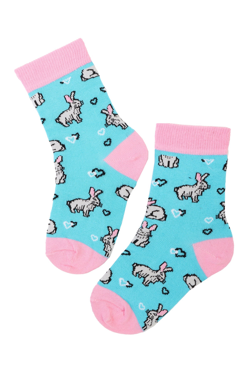 BUNNYLOVE cotton Easter socks for kids
