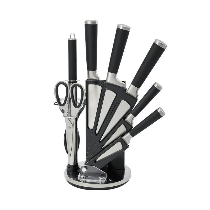 KITCHEN KING Stainless Steel Kitchen Knife Set-Black