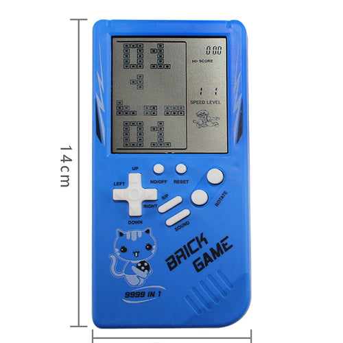 Retro Childhood Tetris Handheld Game Player Pink