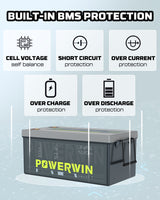 US POWERWIN BT5120 51.2V 100Ah 5120Wh Battery