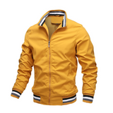 Men's Bomber Jacket Autumn Mens Casual Slim Fit Windproof Jacket