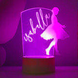 Personalized Ballerina Night Light