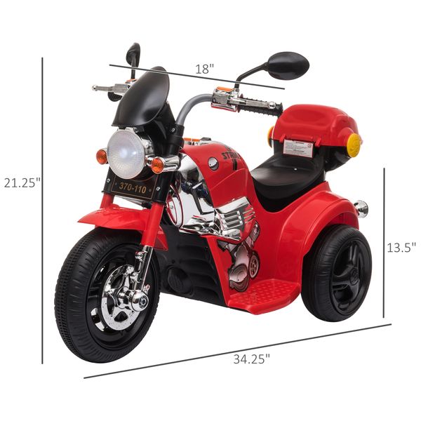 6V Kind Elektromotorrad Ride On Spielzeug Batteriebetriebenes Motorrad