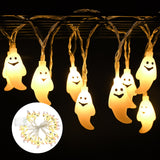 LED Ghost Halloween String Lights
