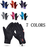 Winter Cycling Gloves Thermal Gloves With Wrist Support Touch Screen