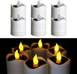Solar Powered LED Candle Lights for Wedding Party Christmas Decoration