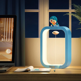 Magnetic Suspension Doraemon Desk Lamp Night Light Bright Adjustable
