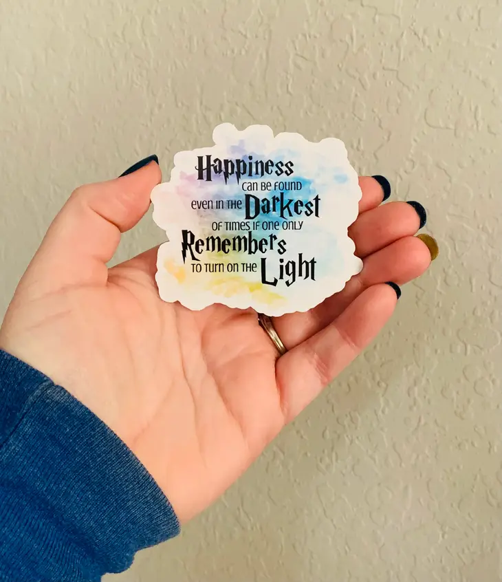 Happiness- Harry Potter Sticker and Magnet
