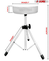 Drum Throne White Drum Chair Upgraded Drum Stool  DS 01 WH