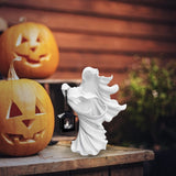 Faceless Ghost Sculpture Halloween Ghoul Resin Sculpture Decoration