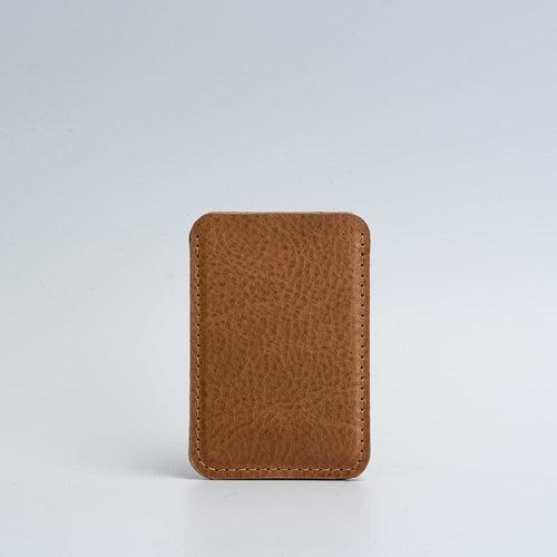 Leather MagSafe wallet - The Minimalist