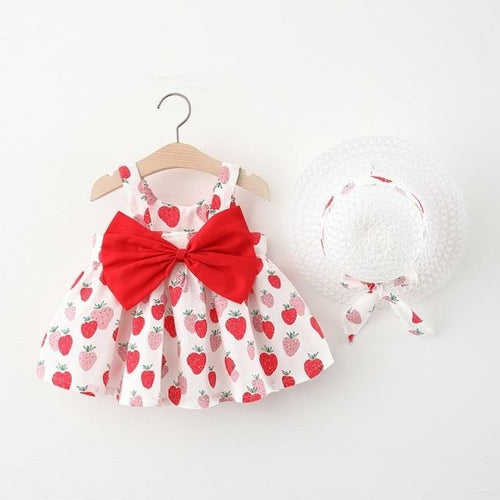 Melario Baby Clothing Sets Summer Striped Dress and Shorts 2Pcs
