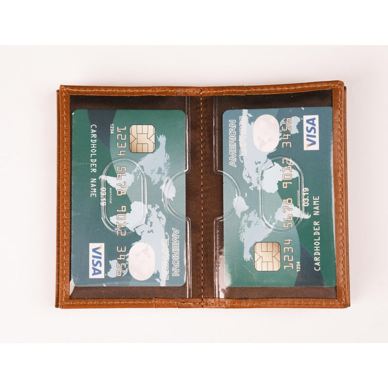 Luxus-Kartenhalter aus Vollnarbenleder für Herren