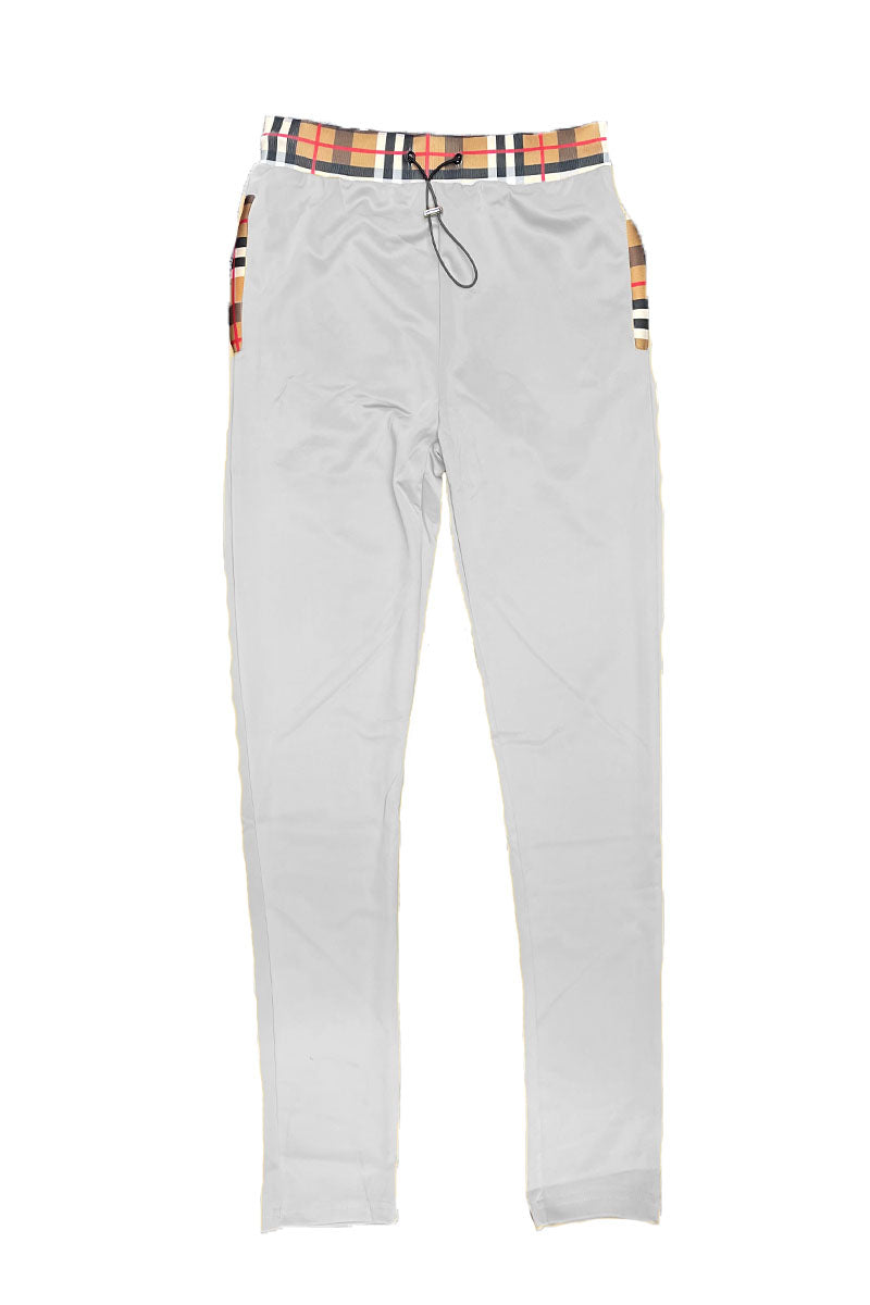 Checkered Detail Track Pant